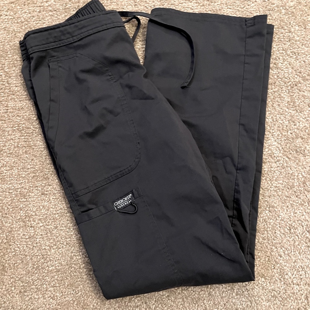 Cherokee Gray scrub bottoms.